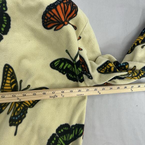 Parks Project Butterflies Trail High Pile Fleece Pullover-Unsex Size Medium - Picture 10 of 10